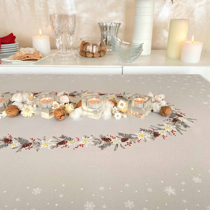 Nappe de Noël Megève 2m x 1m50 coton