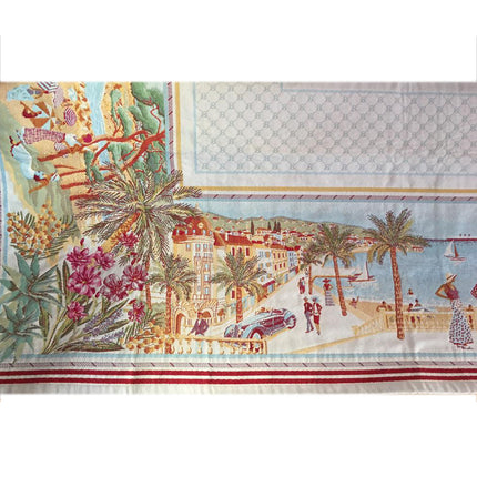 Nappe Luxe NICE 1m45 x 1m45 Tapis de table jacquard