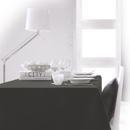 Nappe unie gris anthracite 2m40 x 1m45 anti tache sans repassage