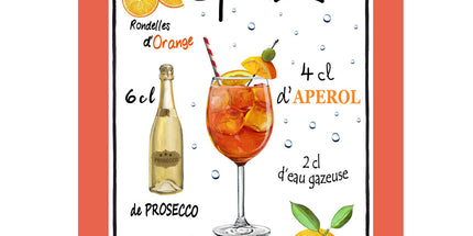 Torchon Spritz coton 50 cm x 70 cm