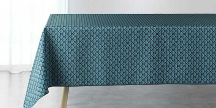 Nappe 2m40 x 1m50 Artchic bleu Anti tache et infroissable