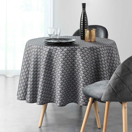 Nappe ronde 1m80 Artchic gris Anti tache et infroissable