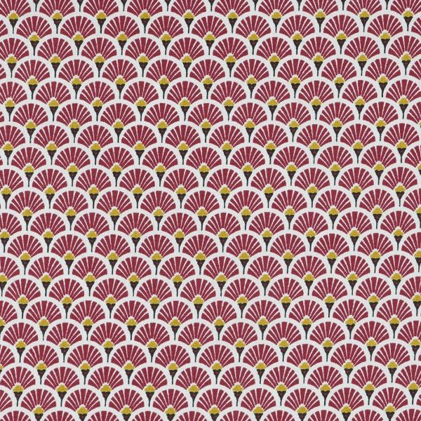 Tissu au mètre Coton Eventails R largeur 1m60