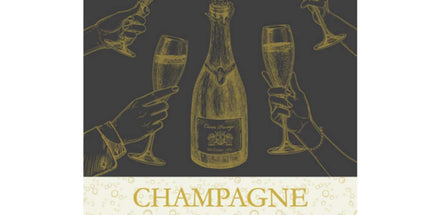 Torchon tissé jacquard CHAMPAGNE coton 50 cm X 70 cm