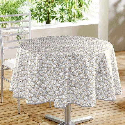 Nappe ronde 1m80 Artchic blanc Anti tache et infroissable