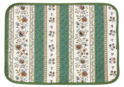 Set de table Beaucaire Vert Coton 43 cm x 31 cm