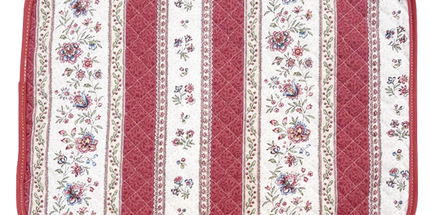 Set de table Beaucaire rose Coton 43 cm x 31 cm