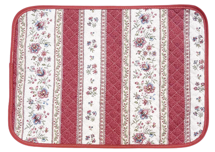 Set de table Beaucaire rose Coton 43 cm x 31 cm