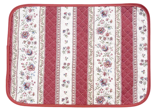 Set de table Beaucaire rose Coton 43 cm x 31 cm
