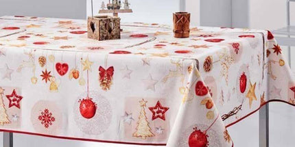 Nappe de NOEL 2m x 1m50 Réf I 222 N anti tache et infroissable