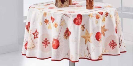 Nappe ronde de NOEL Réf i 222 N anti tache et infroissable 1M60