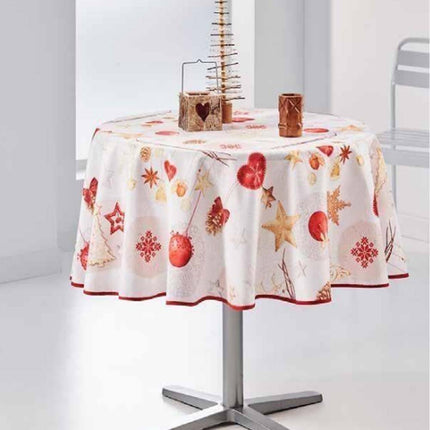 Nappe ronde de NOEL Réf i 222 N anti tache et infroissable 1M60