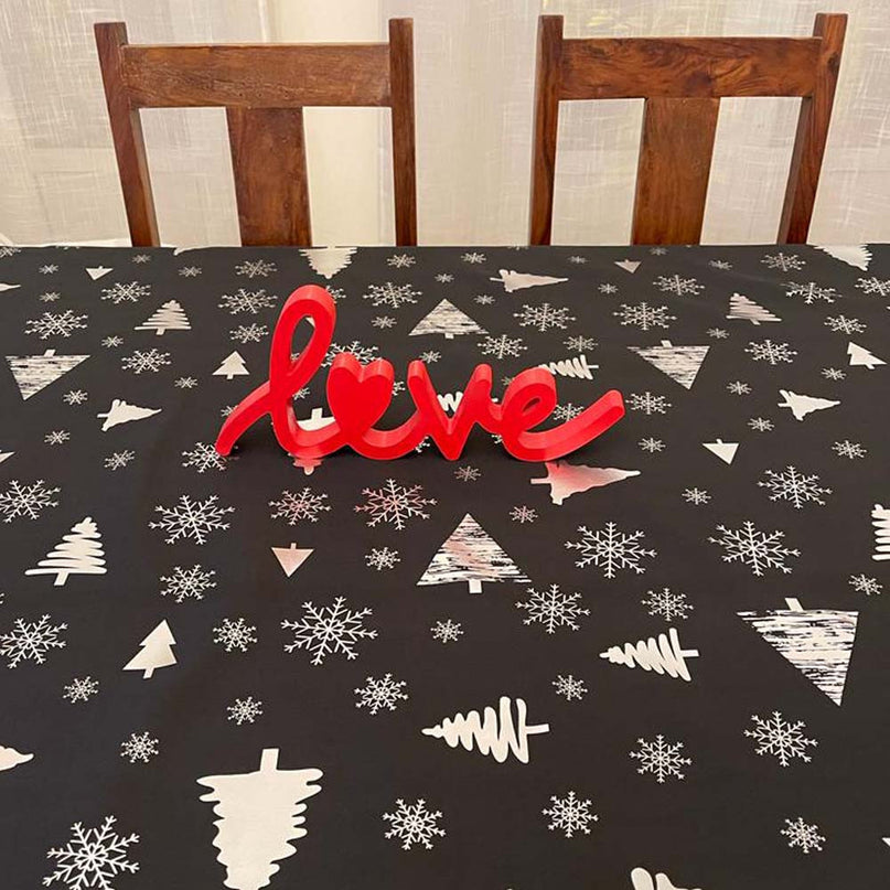 Nappe de NOEL P54 noire Anti tache Infroissable 3m x 1m50