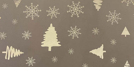 Nappe de NOEL P54 GRIS ARGENT Anti tache Infroissable 3m x 1m50