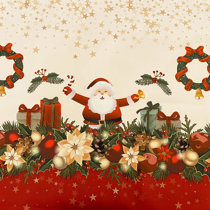 Nappe de Noël i 293 N Père Noël Anti tache Infroissable 3m x 1m50