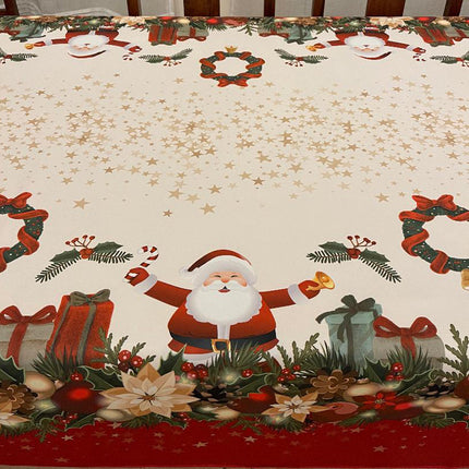 Nappe de Noël i 293 N Père Noël Anti tache Infroissable 3m x 1m50