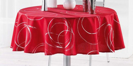 Nappe ronde 1m80 Bully R Anti tache et infroissable