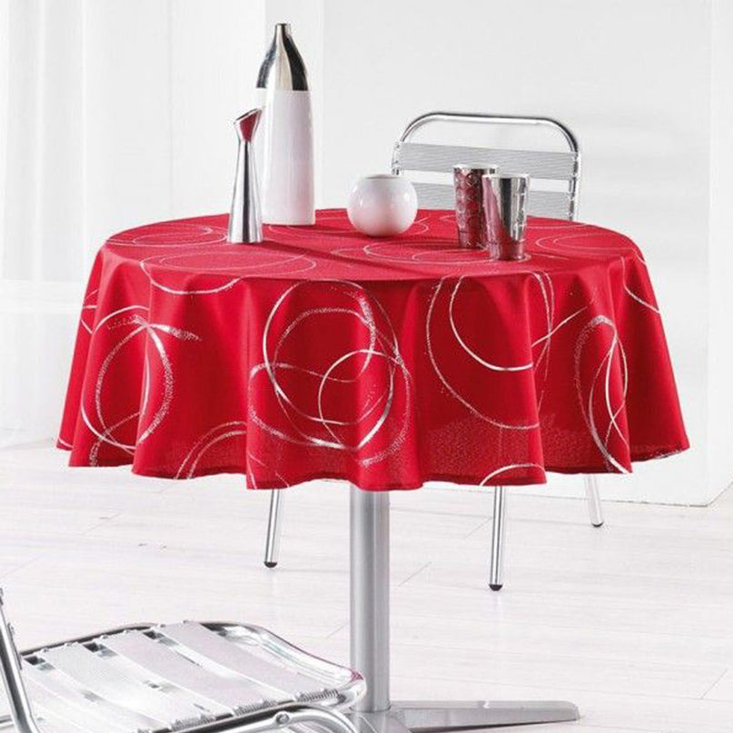 Nappe ronde 1m80 Bully R Anti tache et infroissable