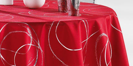 Nappe ronde 1m80 Bully R Anti tache et infroissable