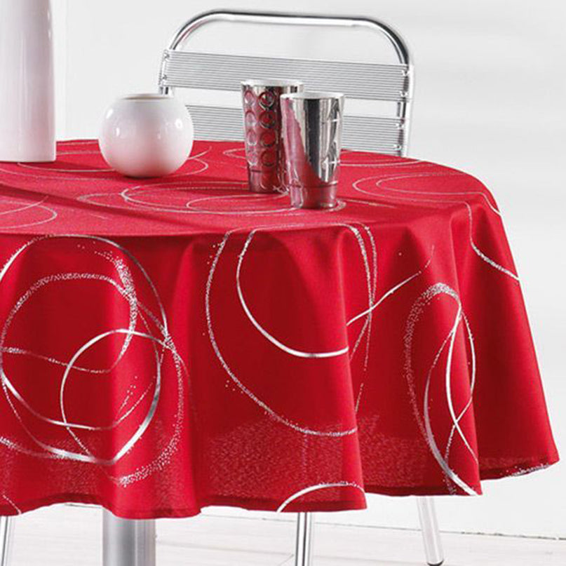 Nappe ronde 1m80 Bully R Anti tache et infroissable