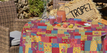 Nappe Divali Patch rectangulaire coton enduit plastifiée 2m x 1m55