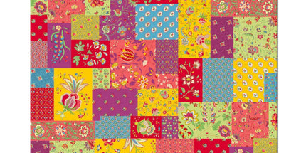 Nappe Divali Patch rectangulaire coton enduit plastifiée 2m50 x 1m55