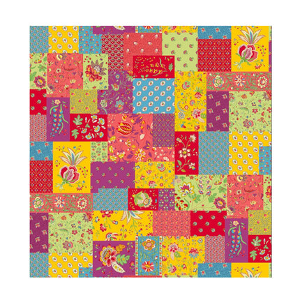 Nappe Divali Patch rectangulaire coton enduit plastifiée 2m50 x 1m55