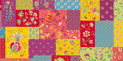 Nappe Divali Patch rectangulaire coton enduit plastifiée 2m50 x 1m55