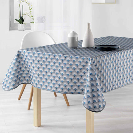 Nappe carrée 1m80 x 1m80 Référence 2008 V 12 Bleu Anti tache et infroissable