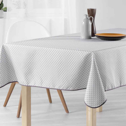 Nappe carrée provençale 1m80 x 1m80 réf 2009 V4 gris Anti tache et infroissable