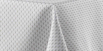 Nappe carrée provençale 1m80 x 1m80 réf 2009 V4 gris Anti tache et infroissable
