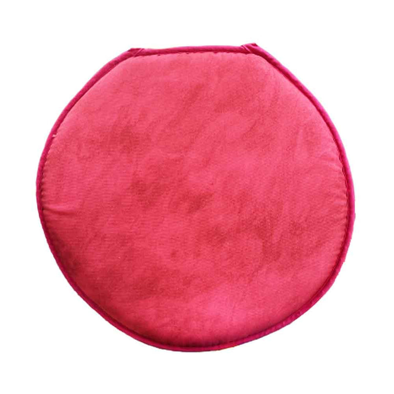 Coussin de chaise rond fushia