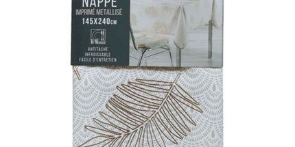 Nappe rectangle 1m45 X 1m20  SUNNY GOLD Anti tache et infroissable