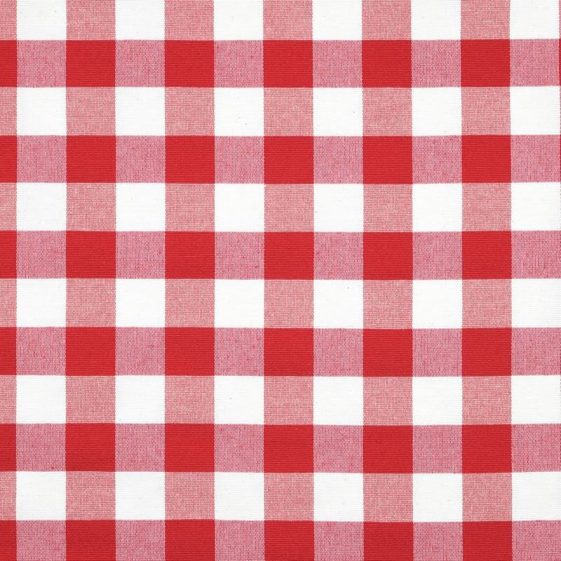 Tissu au mètre vichy rouge carreau 2,5cm x 2,5 cm coton polyester tissé teint160 cm de large