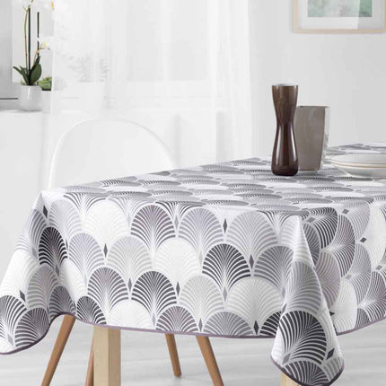 Nappe rectangle 2m40 x 1m50 ref 2020 V1 Anti tache et infroissable coquille gris clair
