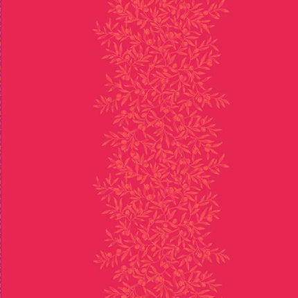 Nappe provençale rectangulaire coton jacquard Téflon olives Rouge double bordure  3m50 x 1m60