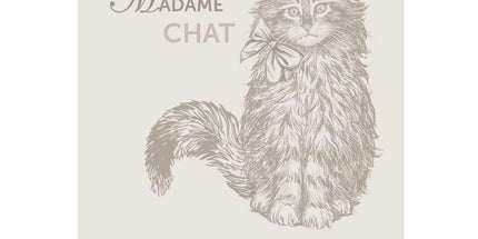 Torchon jacquard Madame Chat 50 cm X 70 cm Coton