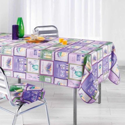 Nappe rectangle Bouquet de Lavande 2m x 1m50 – Polyester anti-tache & infroissable