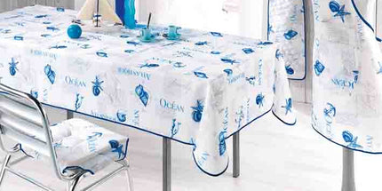 Nappe rectangle littoral antitache infroissable polyester 2m x 1m50