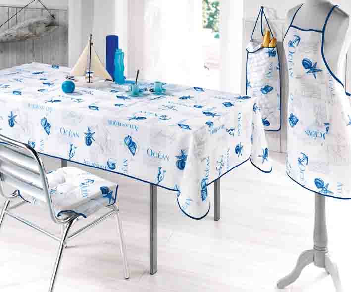 Nappe rectangle littoral antitache infroissable polyester 2m x 1m50
