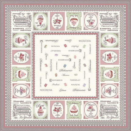 Nappe Plaid carré nougatine 1m45/1m45