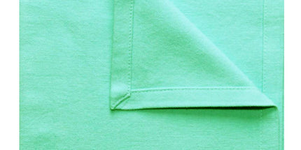 Serviette de table unie aqua coton 40 cm x 40 cm