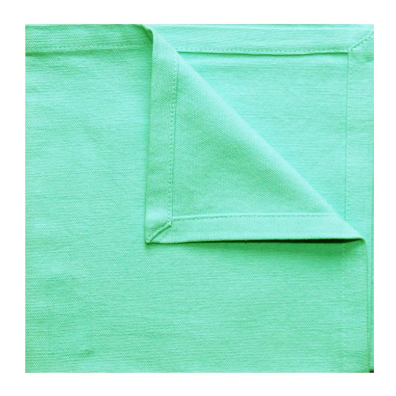 Serviette de table unie aqua coton 40 cm x 40 cm