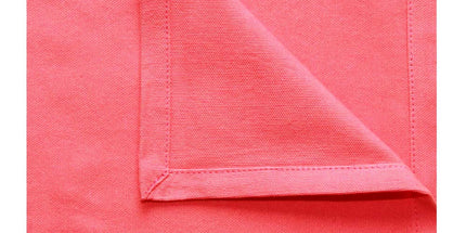Serviette de table unie rose coton 40 cm x 40 cm