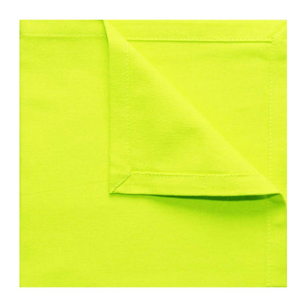 Serviette de table unie anis coton 40 cm x 40 cm