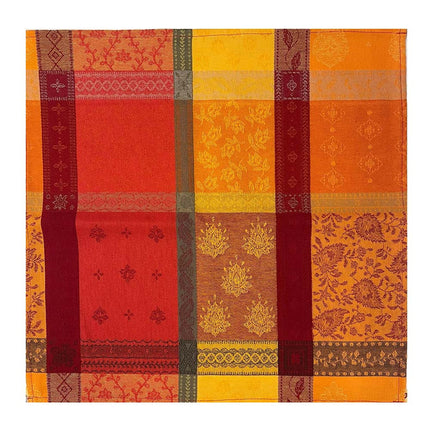 Serviette de table coton jacquard Téflon valescure rouge 42 cm x 42 cm