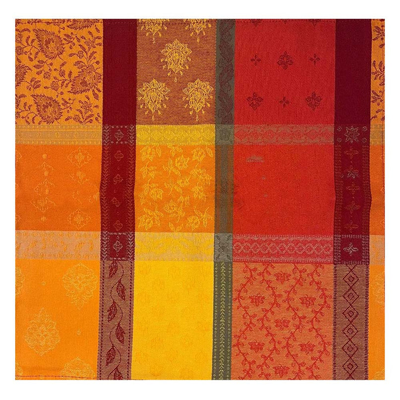 Serviette de table coton jacquard Téflon valescure rouge 42 cm x 42 cm