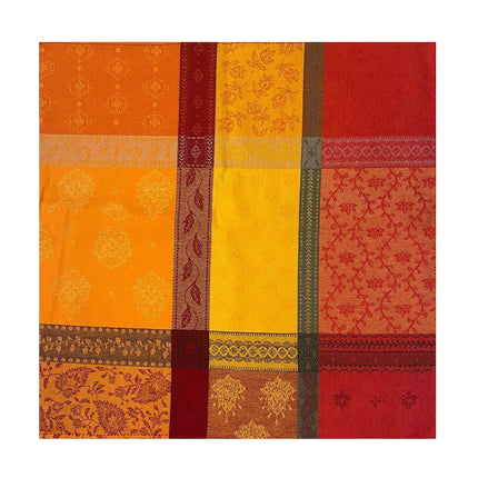 Serviette de table coton jacquard Téflon valescure rouge 42 cm x 42 cm