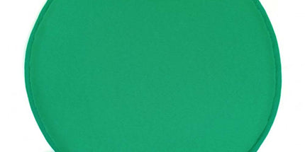 Coussin de chaise nelson rond uni vert canard 40 cm