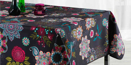 Nappe ovale 2m40 x 1m50 ref 95161 Polyester Antitache et infroissable